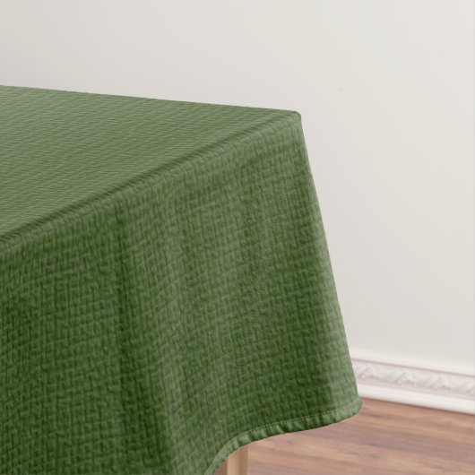 Nappe Country Faux Green Burlap Tissu de table (In Situ)
