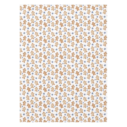 Nappe Country Snowflakes Gingerbread Cookies Christmas (Devant)