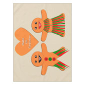Nappe Couple de pain d'épices de Noël (Devant)
