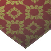 Nappe Cour européenne Style baroque motif floral (Angle)