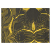 Nappe Courbes jaunes ou dorées dans image marron (Devant (Horizontal))