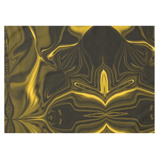 Nappe Courbes jaunes ou dorées dans image marron (Devant (Horizontal))