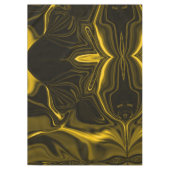 Nappe Courbes jaunes ou dorées dans image marron (Devant)
