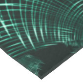 Nappe Courbes pointues en mélange vert jungle et néo men (Angle)