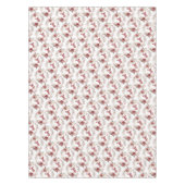 Nappe Couronne de Noël, avec fleurs rouges et baies (Devant)