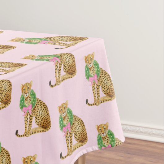 Nappe Couronne de Noël Léopard (In Situ)