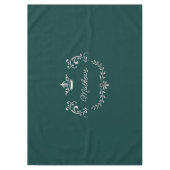 Nappe Couronne turquoise Crest Personnalisé (Devant)