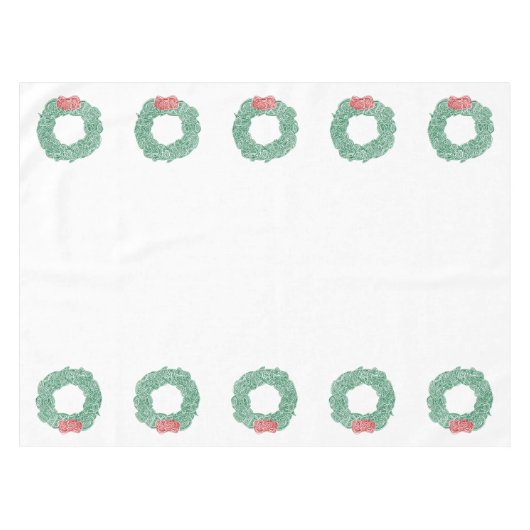 Nappe Couronnes de Noël (Devant (Horizontal))