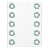 Nappe Couronnes de Noël (Devant)