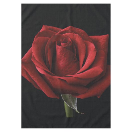 Nappe Coussin de jeté à rose rouge (Devant)