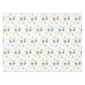 Nappe Coutume atomique moderne d'Eames Starbursts de la (Devant (Horizontal))