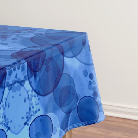 Nappe Couverture à motif bulle bleue (In Situ)