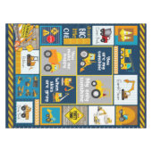 Nappe Couverture de construction, cadeaux de constructio (Devant (Horizontal))