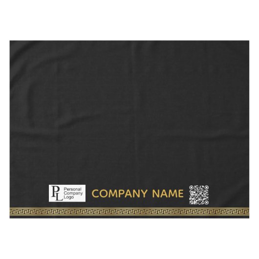 Nappe Couverture de table personnalisée Logo d'entrepris (Devant (Horizontal))