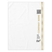 Nappe Couverture de table personnalisée Logo d'entrepris (Devant)