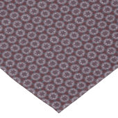 Nappe Couvre-lit floral bordeaux et gris (Angle)