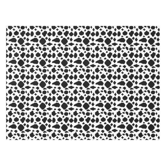 Nappe Cow Pattern Black White Country (Devant (Horizontal))