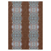 Nappe cowboy brun turquoise de l'ouest motif (Devant)
