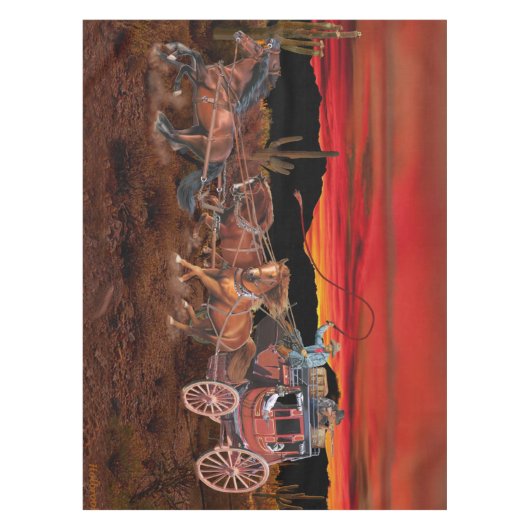 NAPPE COWBOYS DE DILIGENCE (Devant)