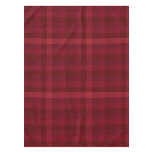 Nappe Cozy Red Plaid Check Pattern Rustic Farmhouse (Devant)