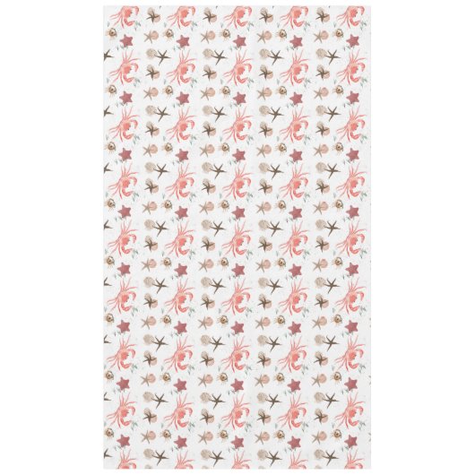 Nappe Crab On Beach Coastal Sandy Repeating Pattern (Devant)