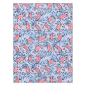 Nappe Crabe Bleu Clair / Crabes à Rayures Rouges Étoile (Devant)