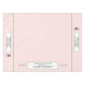 Nappe Craft Show Blush Green 52 x 70 QR Code (Devant (Horizontal))