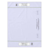 Nappe Craft Show Lavender Green 52 x 70 QR Code (Devant)