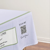 Nappe Craft Show Lavender Green 52 x 70 QR Code (In Situ)