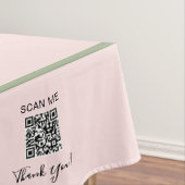 Nappe Craft Show Pink Green 60 x 104 QR Code (In Situ)