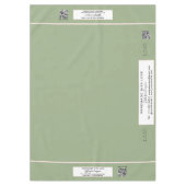 Nappe Craft Show Sage Blush Rose 60 x 84 Code QR (Devant)