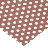 Nappe Cranberry et White Polka Dot (Angle)