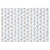 Nappe Crâne animal Boho avec papillons et fleurs (Devant (Horizontal))