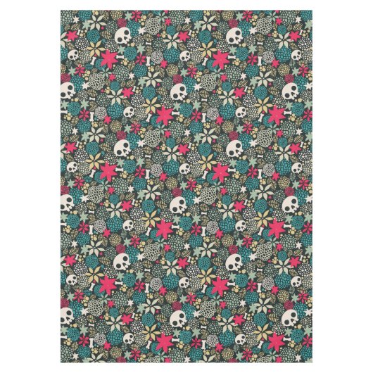 Nappe Crâne en fleurs (Devant)