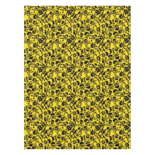 Nappe Crâne et motif d'os croisés (Devant)