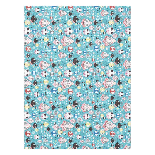 Nappe Crâne riant de texture (Devant)