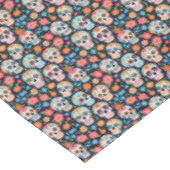 Nappe Crânes à sucre Dia de Los Muertos (Angle)