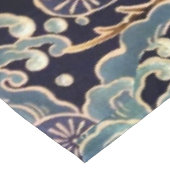 Nappe CRANES DE VOL, VAGUES, FLEURS DE PRINTEMPS Japonai (Angle)