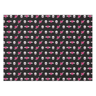 Nappe Crânes et coeurs