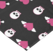 Nappe Crânes et coeurs (Angle)