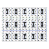 Nappe Cravate de moustache et de cou en tissu (Devant (Horizontal))