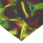 Nappe Cravates déformés de rubans verts brûlés (Angle)