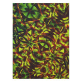 Nappe Cravates déformés de rubans verts brûlés (Devant)