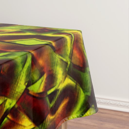 Nappe Cravates déformés de rubans verts brûlés (In Situ)