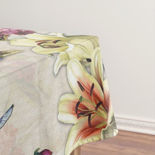 Nappe Création de l'aquarelle florale de l'époque victor (In Situ)