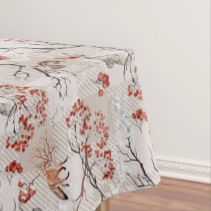 Nappe Créatures forestières d'hiver