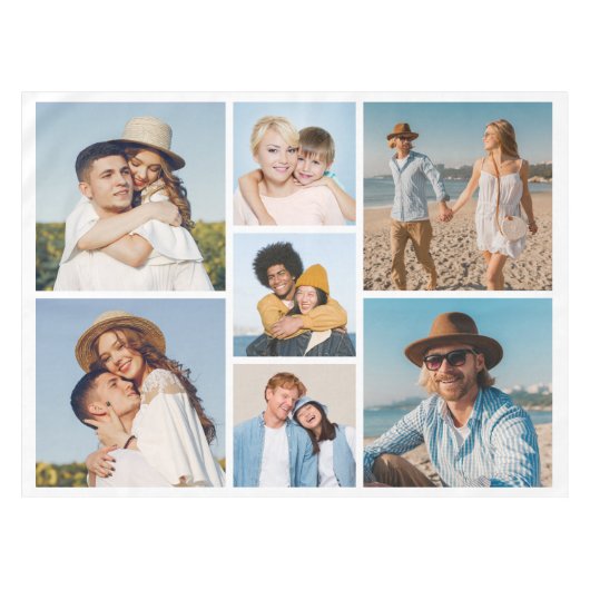 Nappe Créez votre propre collection de 7 photos (Devant (Horizontal))