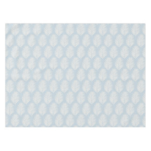 Nappe Crème de feuille de palmier et bleu clair
