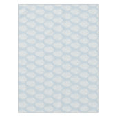 Nappe Crème de feuille de palmier et bleu clair (Devant)