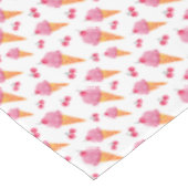 Nappe Crèmes glacées et cerises (Angle)